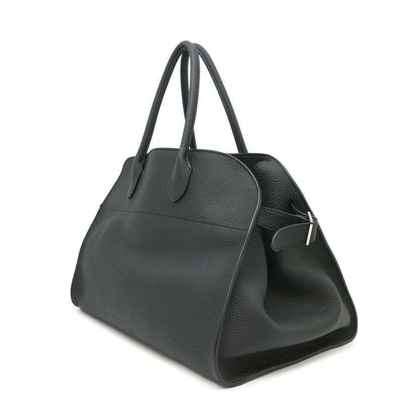 ザ ロウ トートバッグ ソフトマルゴー 15 SOFT MARGAUX レザー W1255 THE ROW 黒