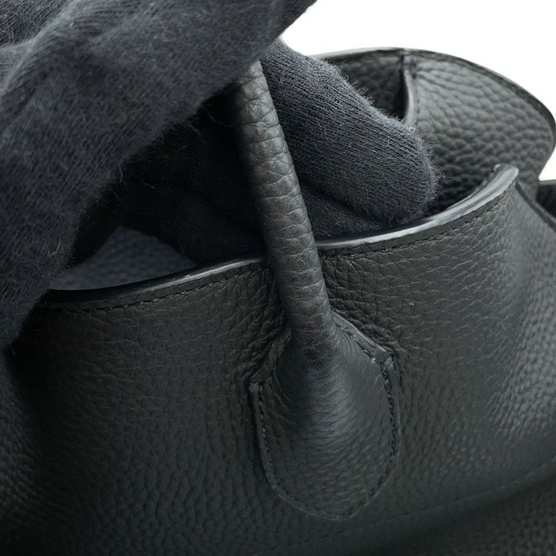 ザ ロウ トートバッグ ソフトマルゴー 15 SOFT MARGAUX レザー W1255 THE ROW 黒