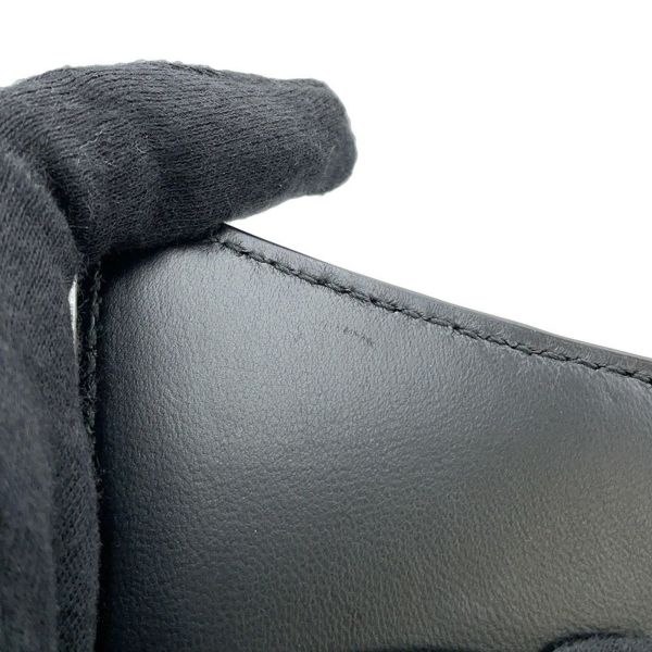 バレンシアガ チェーンショルダーバッグ ダウンタウン DOWNTOWN XS クロコ型押しレザー 689121 BALENCIAGA 黒