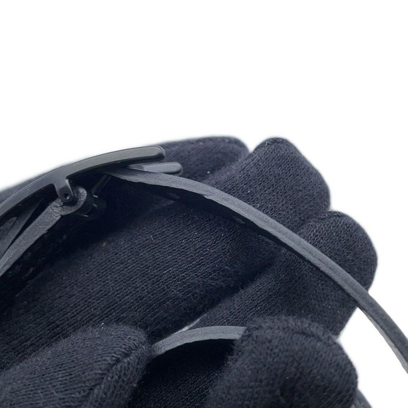 エルメス ブレスレット ビーアピ ドゥブルトゥール ブラック/ブラック金具 スイフト/エプソン サイズT4 黒