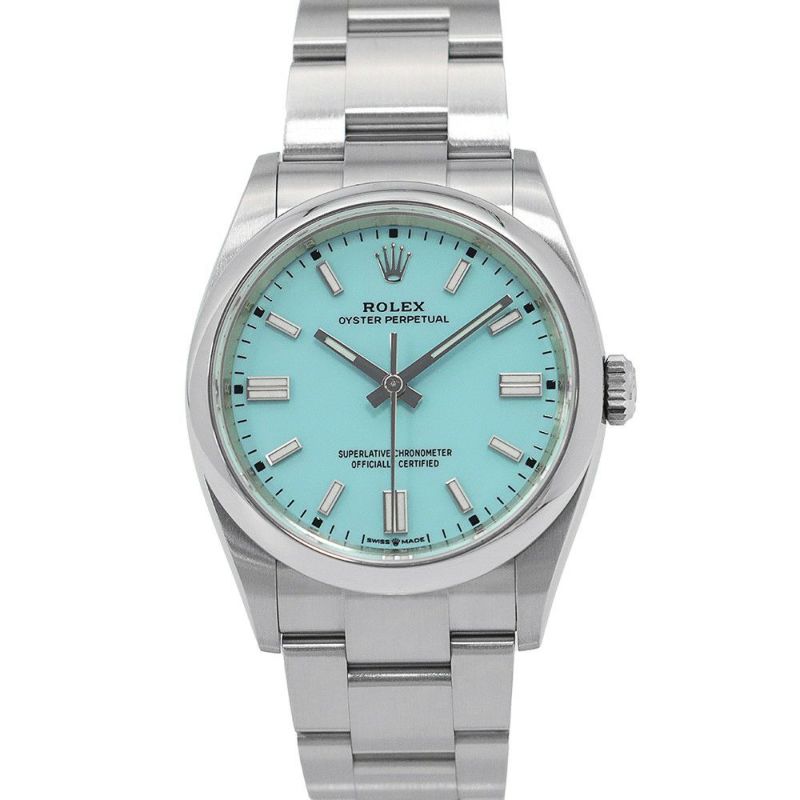 ロレックス オイスターパーペチュアル36 126000 ROLEX 腕時計 ターコイズブルー文字盤