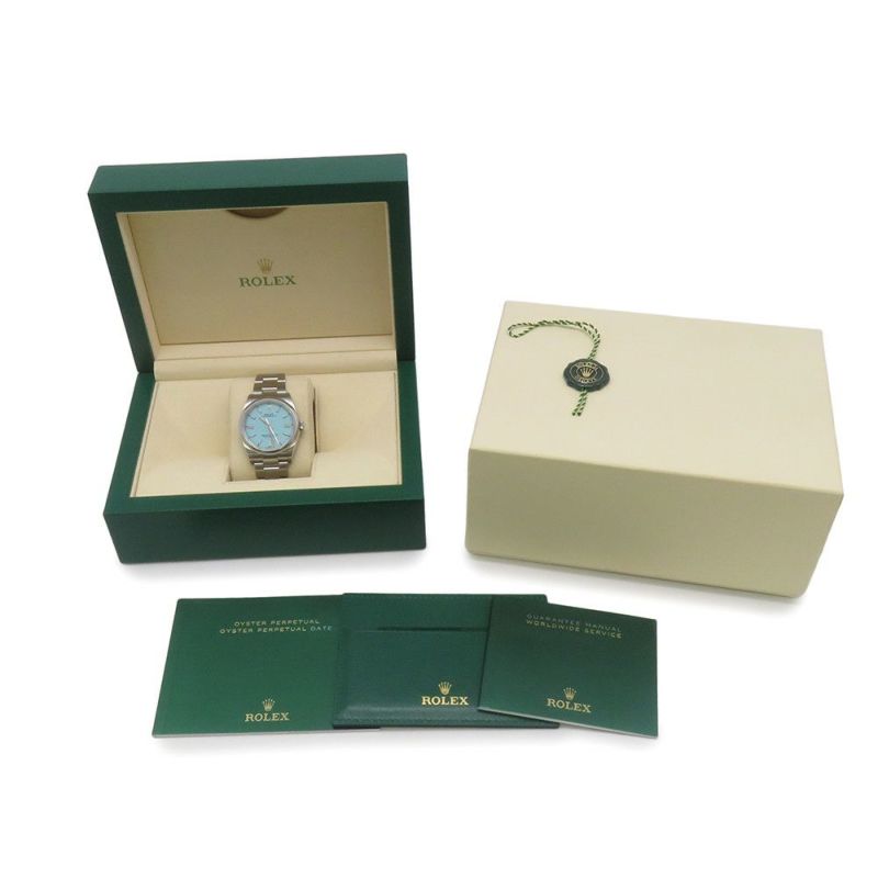 ロレックス オイスターパーペチュアル36 126000 ROLEX 腕時計 ターコイズブルー文字盤