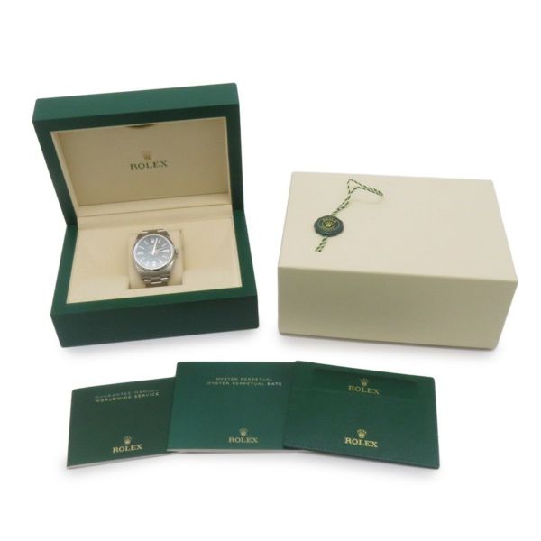 ロレックス オイスターパーペチュアル41 ランダムシリアル ルーレット 124300 ROLEX 腕時計 グリーン文字盤
