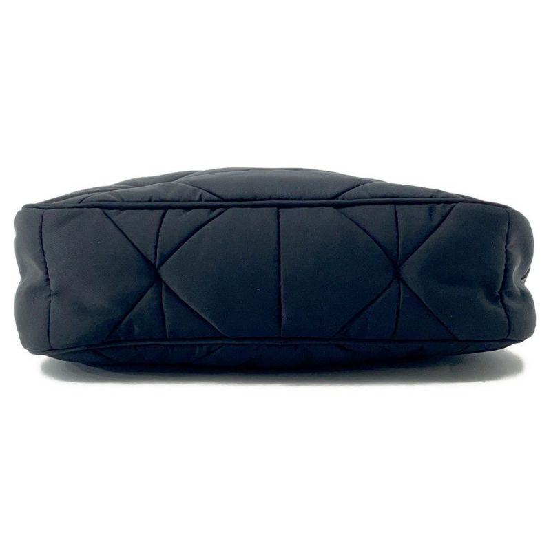 プラダ ショルダーバッグ テスートキルト ナイロン キルティング 1BC151 PRADA バッグ ポーチ付き 黒