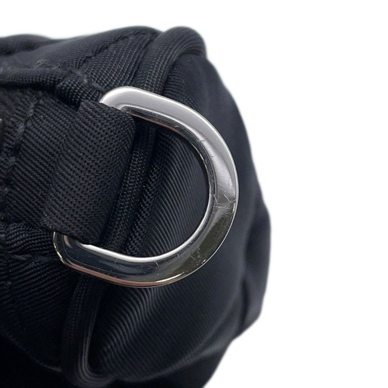 プラダ ショルダーバッグ テスートキルト ナイロン キルティング 1BC151 PRADA バッグ ポーチ付き 黒