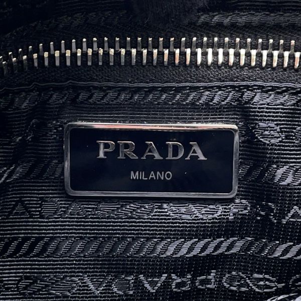 プラダ ショルダーバッグ テスートキルト ナイロン キルティング 1BC151 PRADA バッグ ポーチ付き 黒
