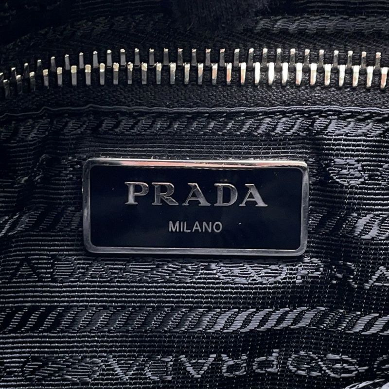 プラダ ショルダーバッグ テスートキルト ナイロン キルティング 1BC151 PRADA バッグ ポーチ付き 黒