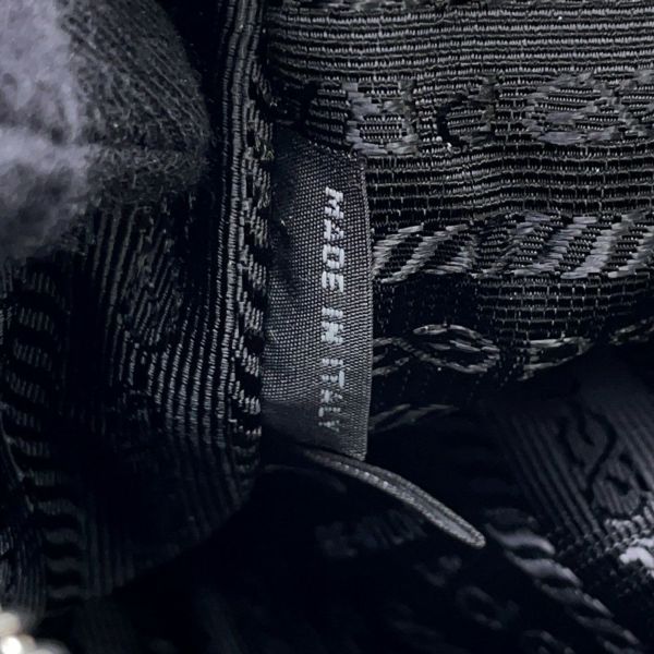 プラダ ショルダーバッグ テスートキルト ナイロン キルティング 1BC151 PRADA バッグ ポーチ付き 黒