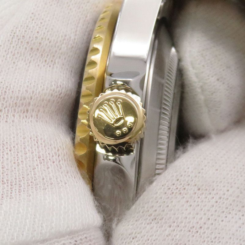 ロレックス サブマリーナ デイト コンビ SS/K18YGイエローゴールド E番 16613 ROLEX 腕時計 黒文字盤