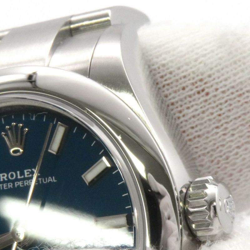 ロレックス オイスターパーペチュアル28 ランダムシリアル ルーレット 276200 ROLEX 腕時計 メッドブルー文字盤