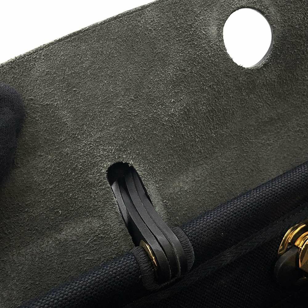 エルメス エールバッグジップPM ブラック/ゴールド金具 トワルミリタリー/ヴァッシュハンター B刻印 2way 黒