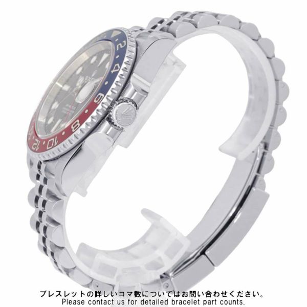 ロレックス GMTマスター2 デイト ランダムシリアル ルーレット 126710BLRO ROLEX 腕時計 黒文字盤