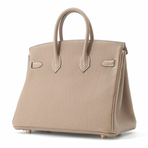 エルメス バーキン25 エトゥープ/ゴールド金具 トゴ W刻印 HERMES Birkin ハンドバッグ