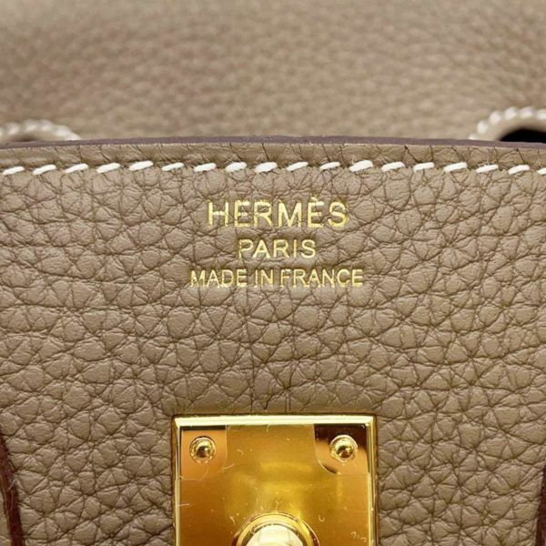 エルメス バーキン25 エトゥープ/ゴールド金具 トゴ W刻印 HERMES Birkin ハンドバッグ