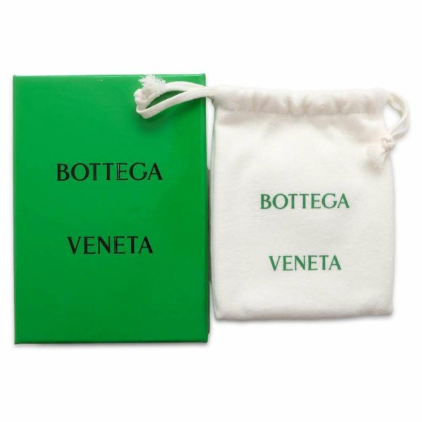 ボッテガヴェネタ 二つ折り財布 カセット レザー 743004 BOTTEGA VENETA 財布 黒
