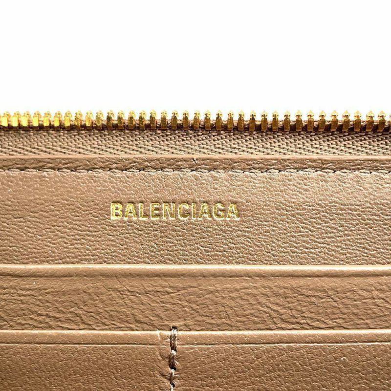 バレンシアガ 長財布 キャッシュ コンチネンタル ウォレット ブラック 594317 BALENCIAGA 財布 ロゴ