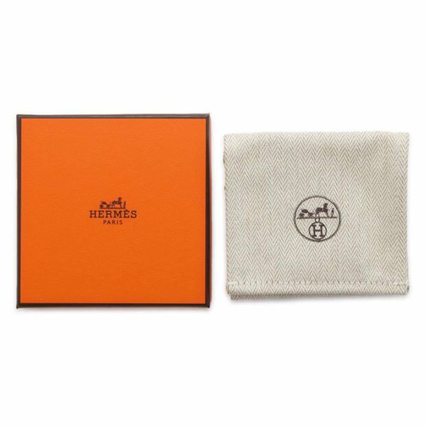 エルメス ピアス オランプ オンブル/ピンクゴールド金具 リザード/メタル HERMES アクセサリー