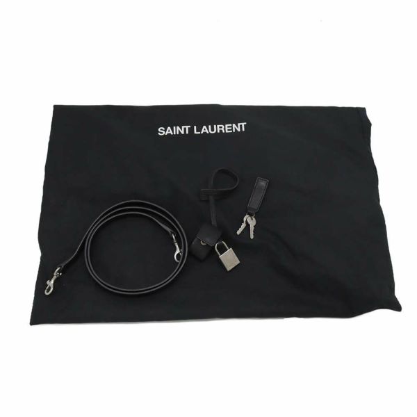 サンローランパリ ハンドバッグ サック ド ジュール 迷彩 レザー 378299 SAINT LAURENT PARIS バッグ 2way 黒