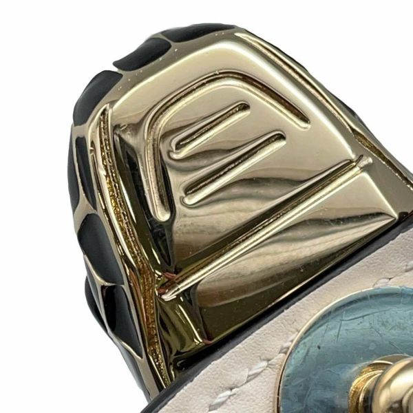 ブルガリ チェーンショルダーバッグ セルペンティ フォーエバー レザー ハート スタッズ BVLGARI バッグ