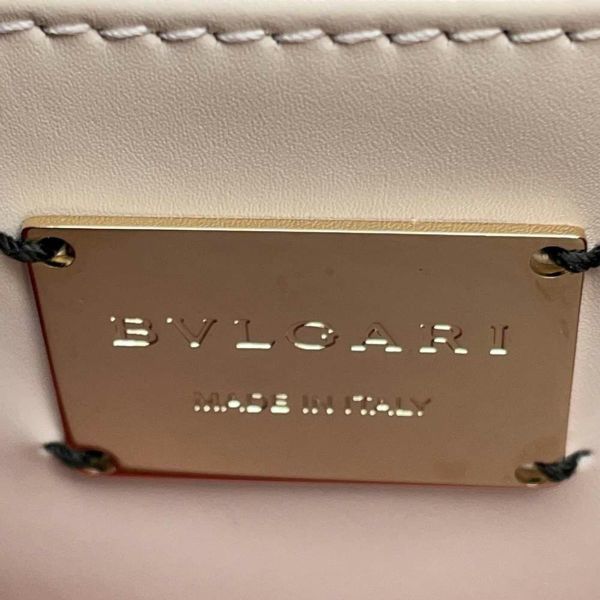 ブルガリ チェーンショルダーバッグ セルペンティ フォーエバー レザー ハート スタッズ BVLGARI バッグ