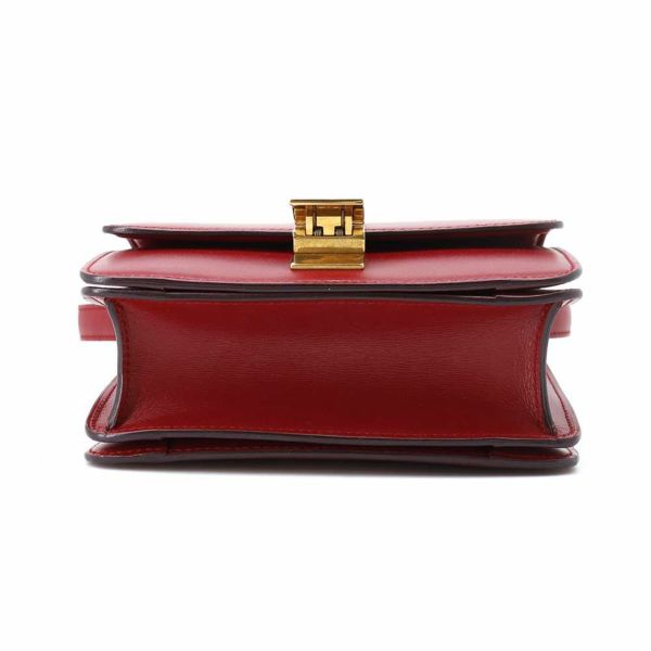 セリーヌ ショルダーバッグ クラシックボックス CLASSIC BOX レザー スモール 189183DLS CELINE バッグ