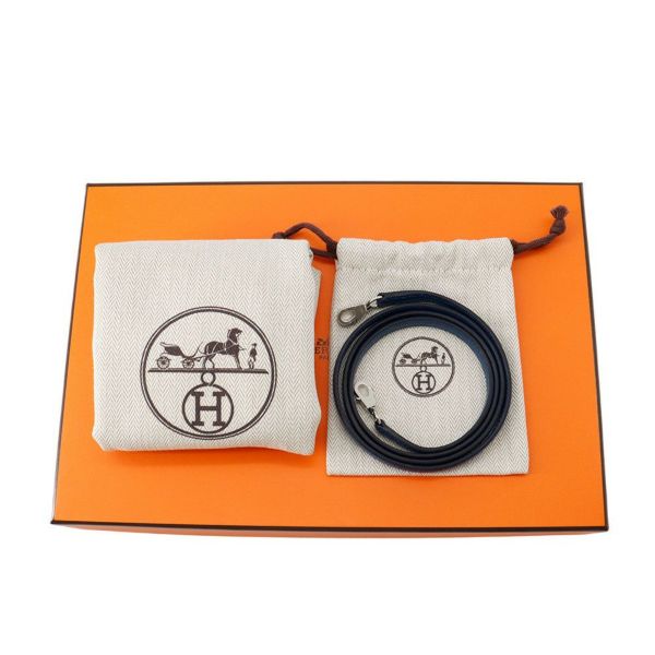 エルメス ボリード1923 ミニ ブルータイ/シルバー金具 シェブルミゾル K刻印 2wayショルダー シェーブル