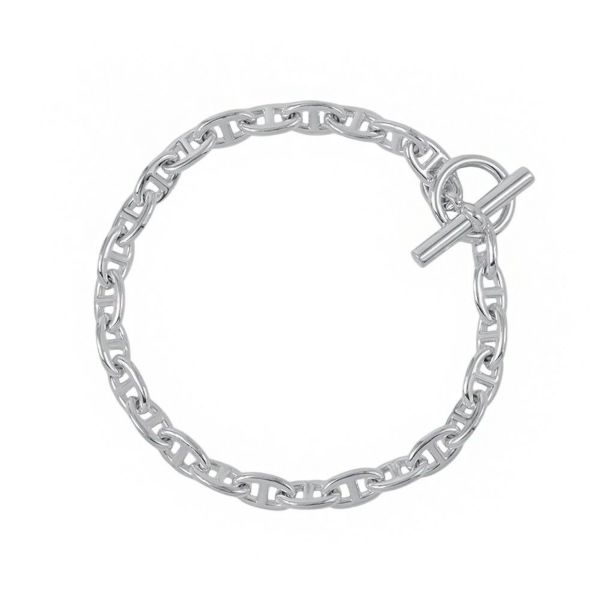 エルメス ブレスレット シェーヌダンクルTPM 26コマ SV925シルバー HERMES ジュエリー