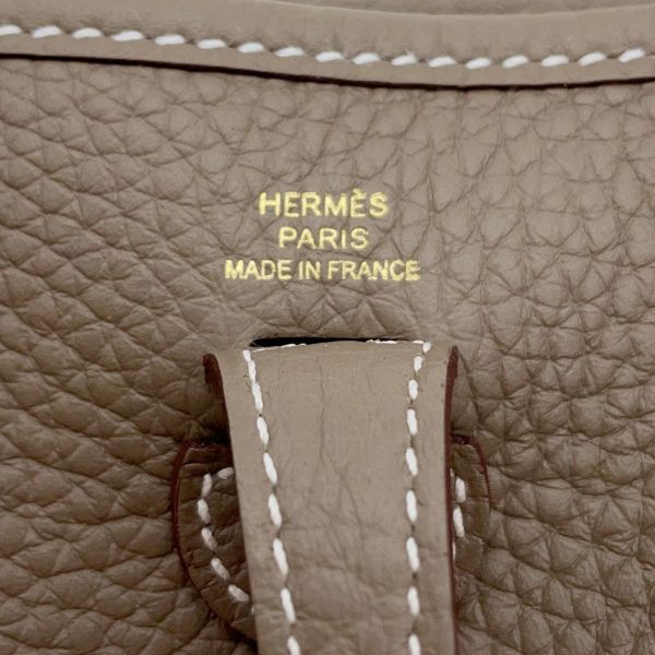 エルメス エブリンTPM アマゾン エトゥープ/ブルーインディゴ/ゴールド金具 トリヨンクレマンス K刻印