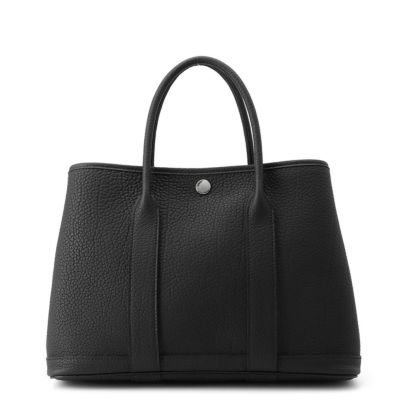 エルメス トートバッグ ガーデンパーティTPM ブラック/シルバー