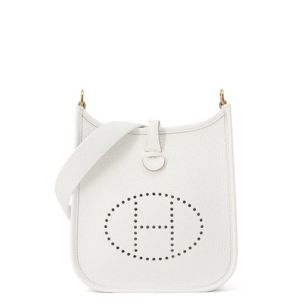 エルメス ショルダーバッグ エブリンTPM 111cm グリスペール/ゴールド金具 トリヨンクレマンス W刻印