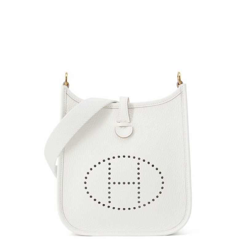 エルメス ショルダーバッグ エブリンTPM 111cm グリスペール/ゴールド金具 トリヨンクレマンス W刻印