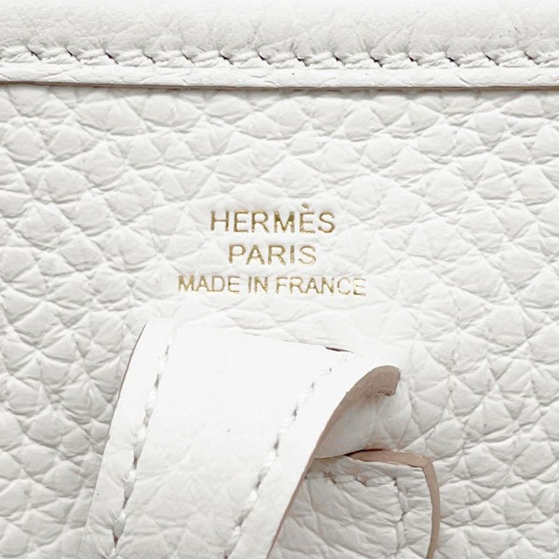 エルメス ショルダーバッグ エブリンTPM 111cm グリスペール/ゴールド金具 トリヨンクレマンス W刻印