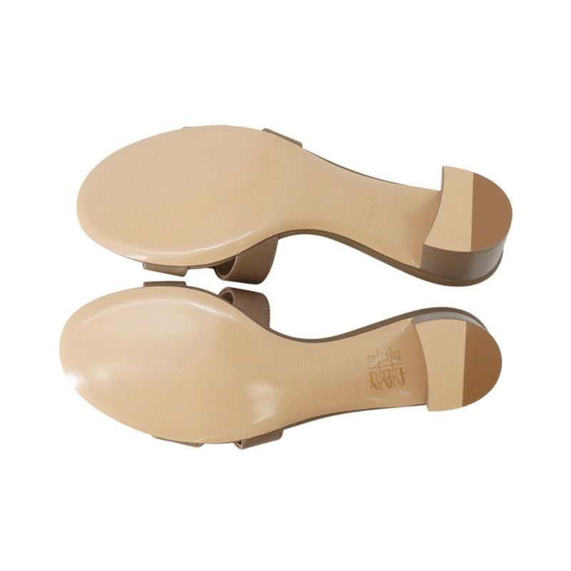 エルメス サンダル オアジス Oasis レザー レディースサイズ36 1/2 HERMES 靴