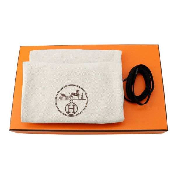 エルメス スニーカー バウンシング レザー レディースサイズ36.5 HERMES 靴 黒