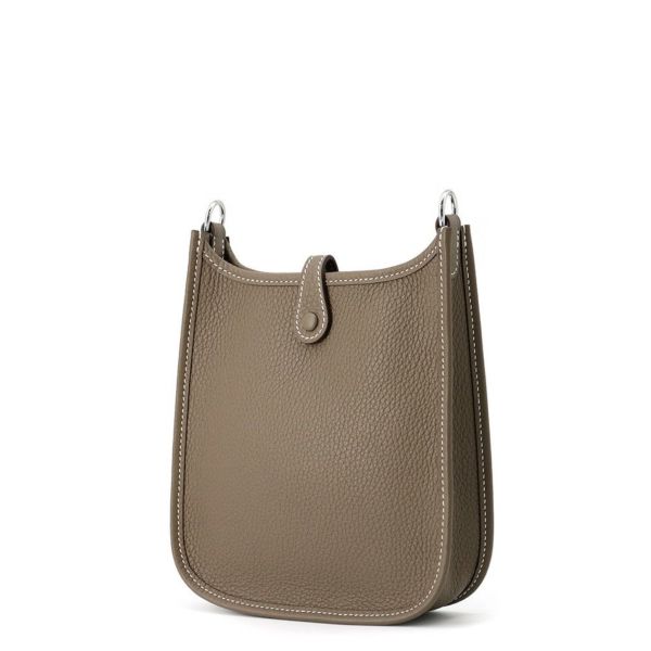 エルメス エブリンTPM アマゾン エトゥープ/ブルーインディゴ/シルバー金具 トリヨンクレマンス W刻印