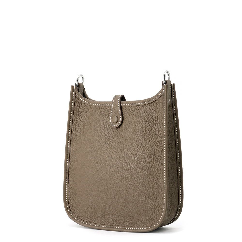 エルメス エブリンTPM アマゾン エトゥープ/ブルーインディゴ/シルバー金具 トリヨンクレマンス W刻印