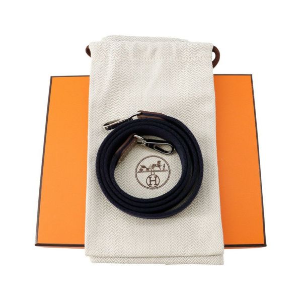 エルメス エブリンTPM アマゾン エトゥープ/ブルーインディゴ/シルバー金具 トリヨンクレマンス W刻印