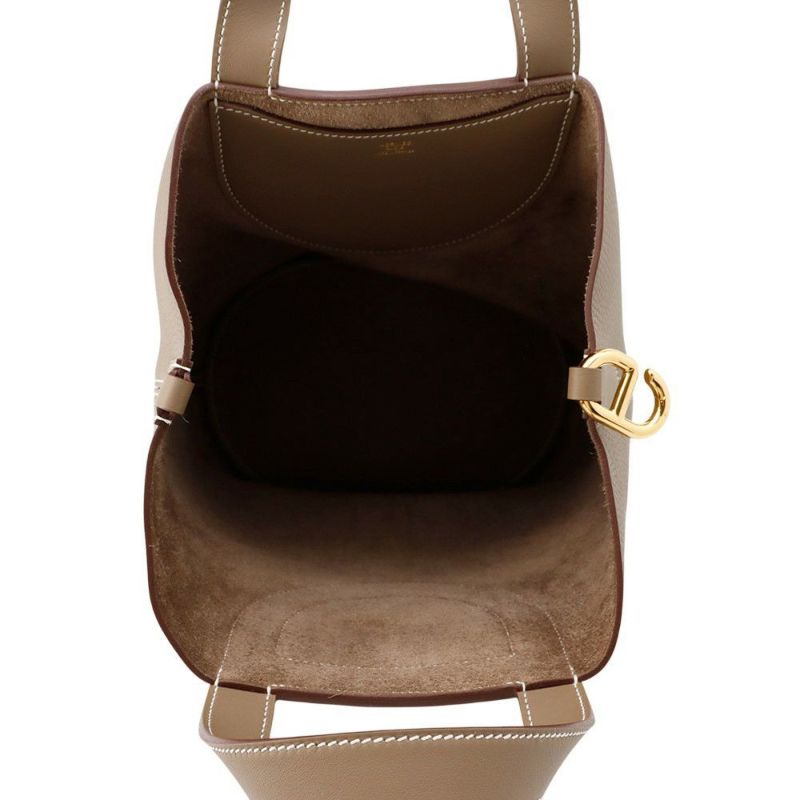 エルメス トートバッグ インザループ 23 エトゥープ/ゴールド金具 トリヨンクレマンス W刻印