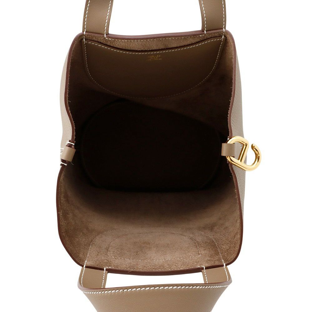 エルメス トートバッグ インザループ 23 エトゥープ/ゴールド金具 トリヨンクレマンス W刻印