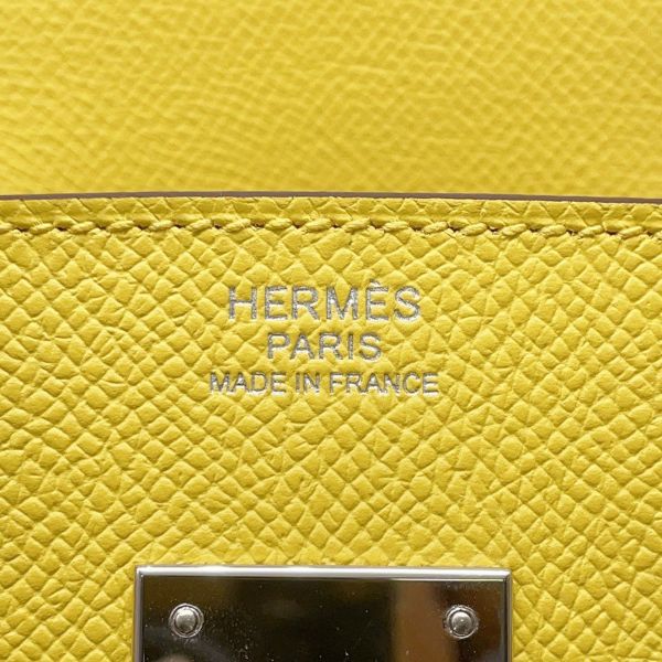 エルメス バーキン30 ジョーヌナプル/シルバー金具 エプソン U刻印 HERMES Birkin ハンドバッグ