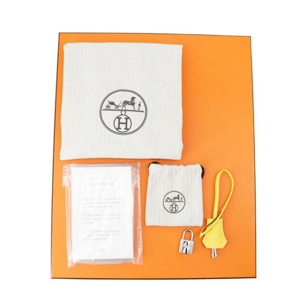 エルメス バーキン30 ジョーヌナプル/シルバー金具 エプソン U刻印 HERMES Birkin ハンドバッグ