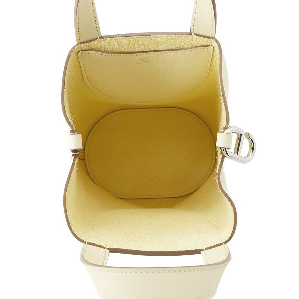 エルメス トートバッグ インザループ 18 ジョーヌミルトン/シルバー金具 トリヨンクレマンス/スイフト W刻印