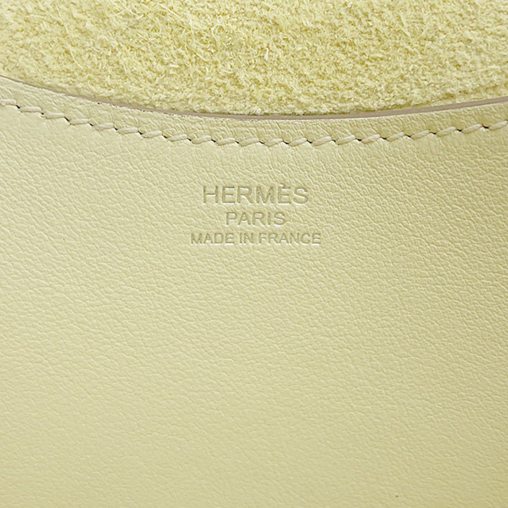 エルメス トートバッグ インザループ 18 ジョーヌミルトン/シルバー金具 トリヨンクレマンス/スイフト W刻印