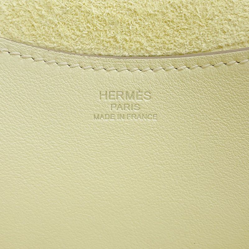 エルメス トートバッグ インザループ 18 ジョーヌミルトン/シルバー金具 トリヨンクレマンス/スイフト W刻印