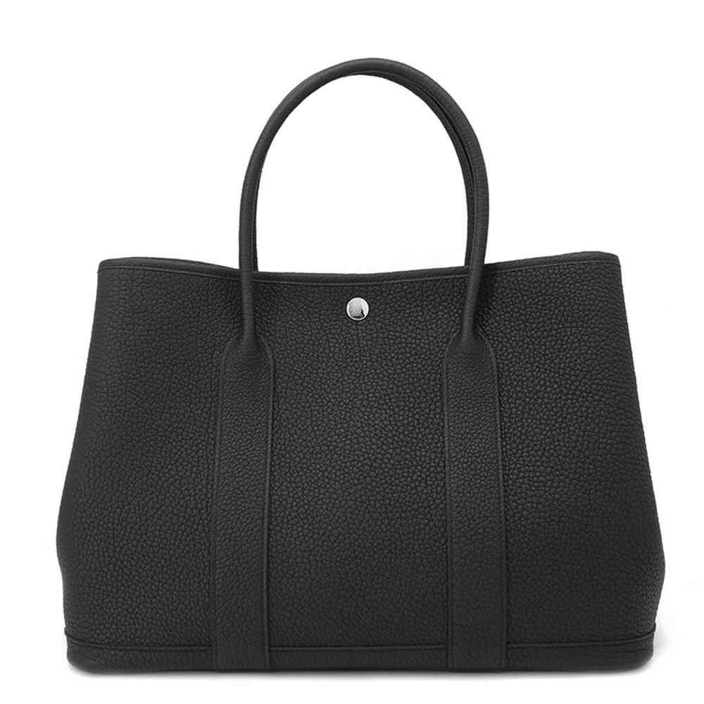 エルメス トートバッグ ガーデンパーティTPM ブラック/シルバー金具 