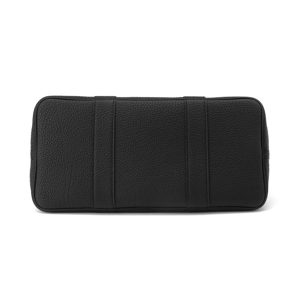 エルメス トートバッグ ガーデンパーティPM ブラック/シルバー金具 ネゴンダ K刻印 HERMES Garden Party 黒