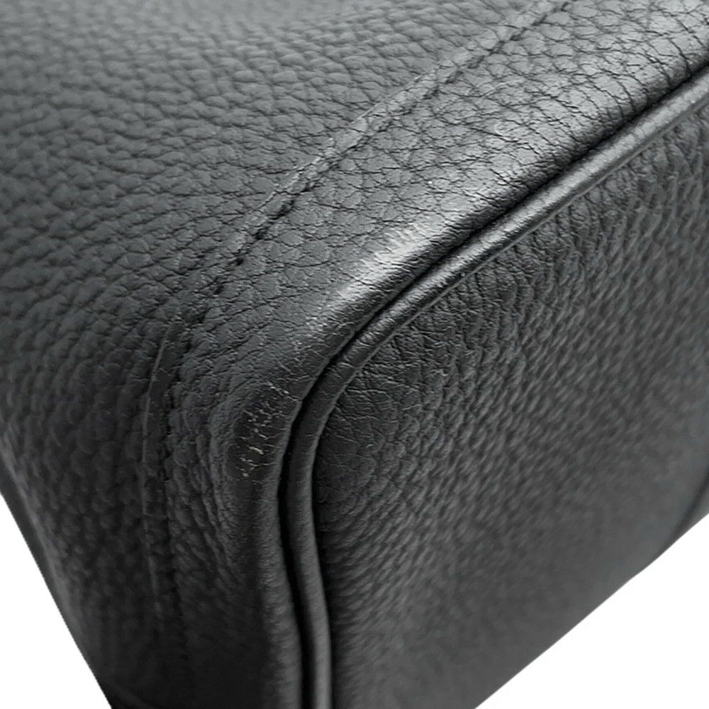 エルメス トートバッグ ガーデンパーティPM ブラック/シルバー金具 ネゴンダ D刻印 HERMES Garden Party 黒