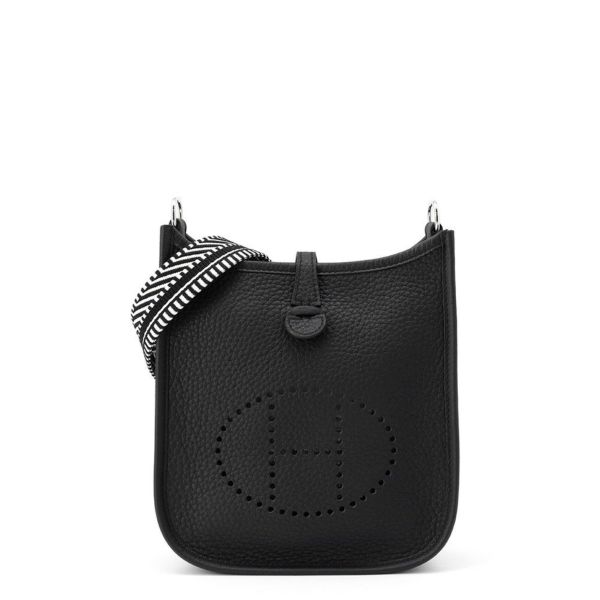 エルメス エブリンTPM アマゾン サングル ジグザグ ブラック/シルバー金具 トリヨンクレマンス K刻印