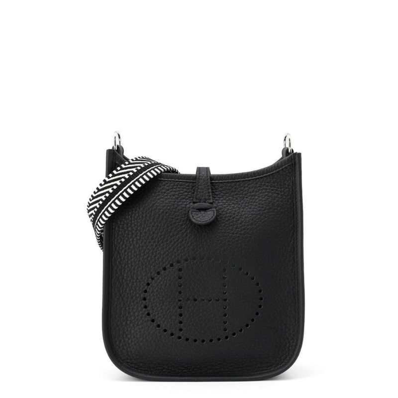 エルメス エブリンTPM アマゾン サングル ジグザグ ブラック/シルバー金具 トリヨンクレマンス K刻印