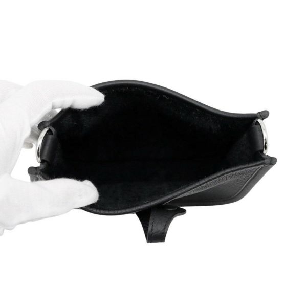 エルメス エブリンTPM アマゾン サングル ジグザグ ブラック/シルバー金具 トリヨンクレマンス K刻印